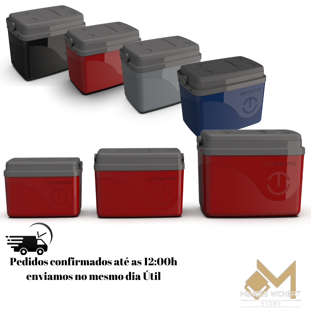 Caixa Térmica Com Alça Unitermi Floripa Cooler Praia e Lazer