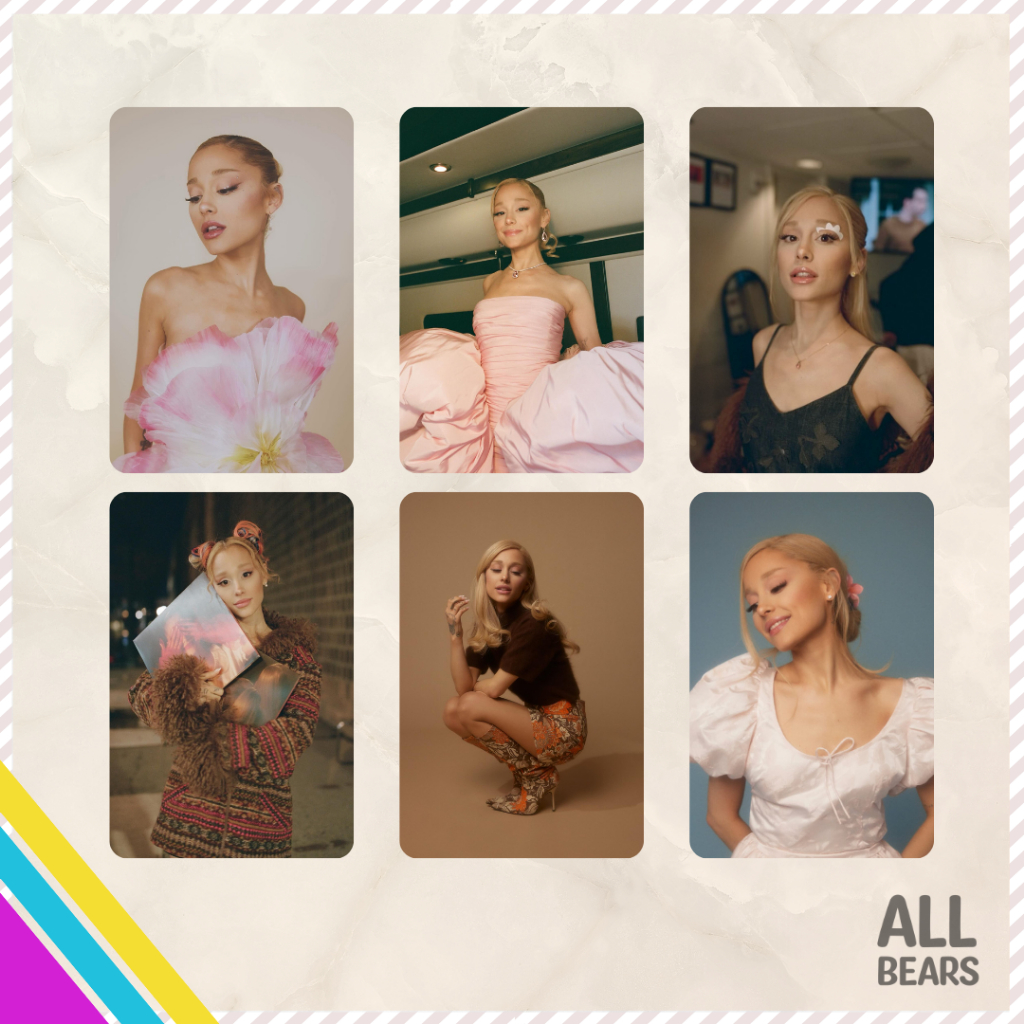 Ariana Grande Kit Photocards 3 | Fanmade Cards | Positions