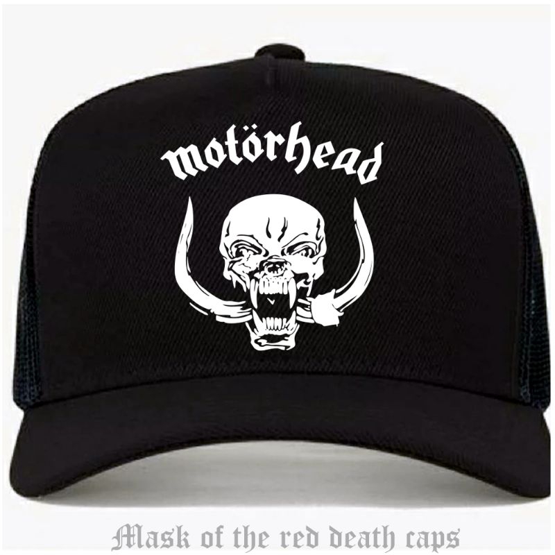 Boné Motorhead, Heavy Metal, Hard Rock, Rock n Roll, Lemmy, Iron First, Orgasmatron