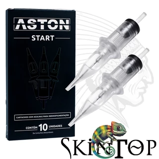 Caixa com 10 unidades Cartuchos Universais para Tatuagem Aston, Poseidon, Revolution Profissionais