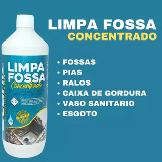 Produto Limpeza Limpa Fossa Caixa De Gordura Esgoto Top 1 Lt