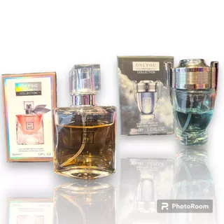 Kit com 2 perfumes 30ml e 40 ml Miniatura Kit Presente Perfume Feminino Perfume Masculino