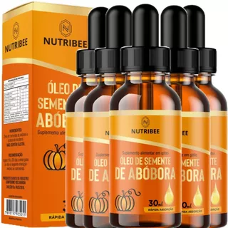 5 x Óleo De Semente De Abóbora com Vitamina E - Suplemento Alimentar