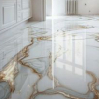 Porcelanato Liquido para piso Ouro Metalizada Perolizada (Resina Epoxi e Endurecedor)