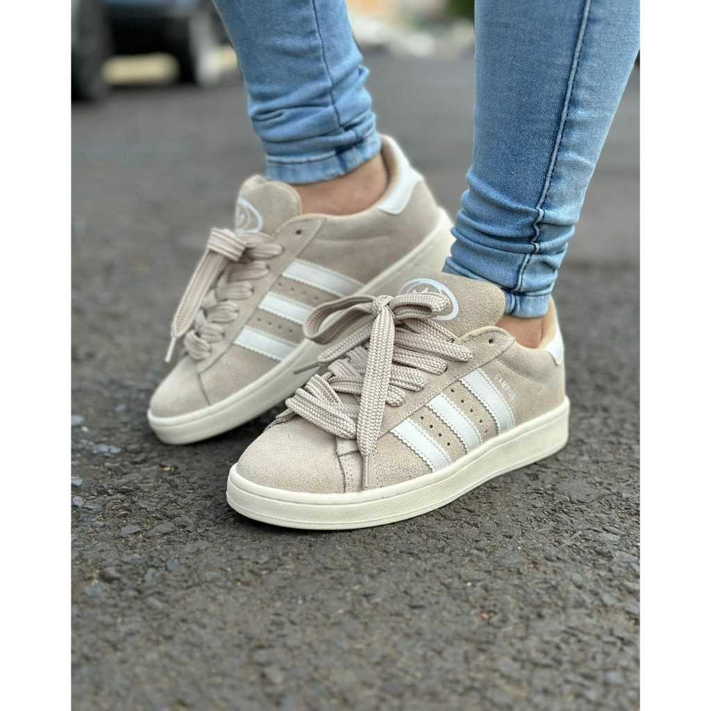 Tênis Ad Campus 00s Feminino e Masculino BegeRose/Branco | Preto/Branco | Rosa | Verde Escuro