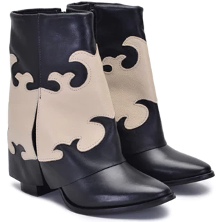 Bota Cano Médio Western Georgia botinha feminina casual