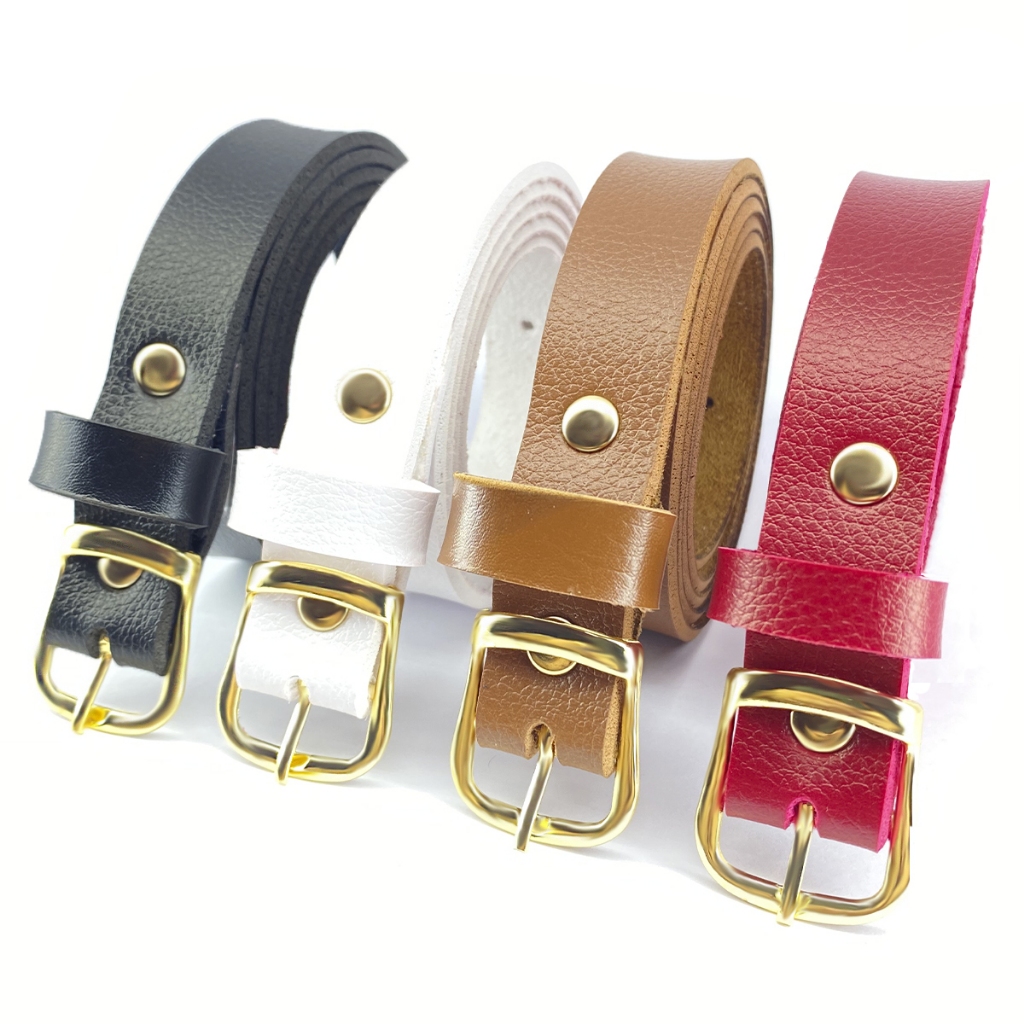 cintos femininos kit com 4 cinto preto branco café vermelho