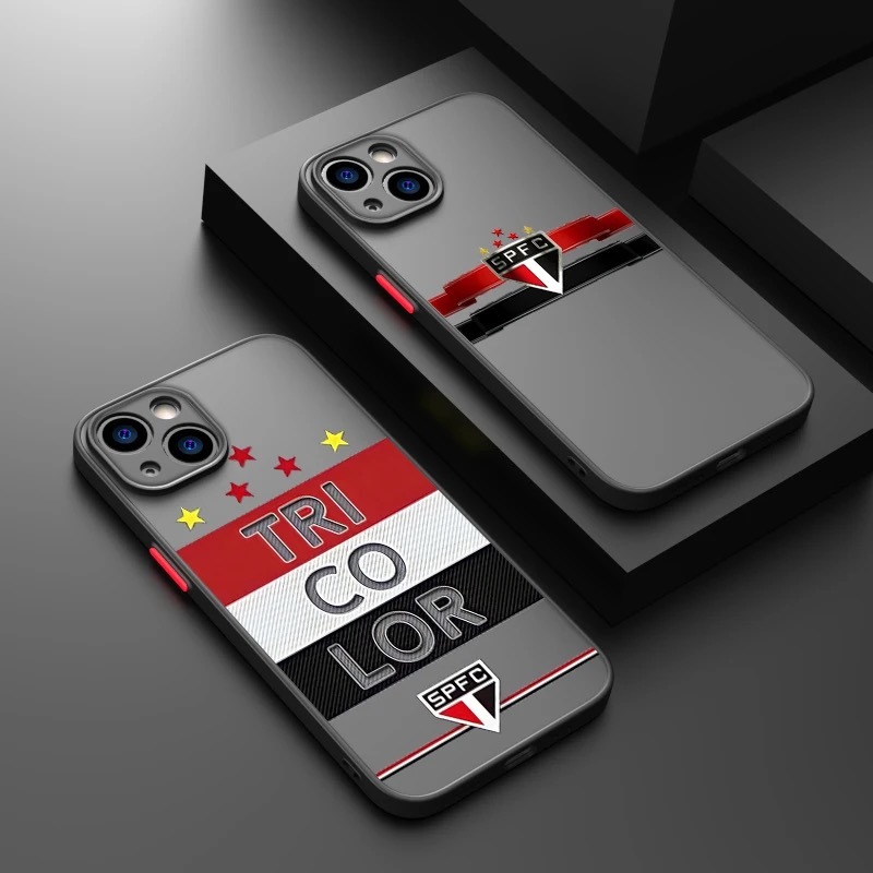 Capa Capinha de Celular Time de Futebol São Paulo iPhone Xr 11 12 13 14 ...