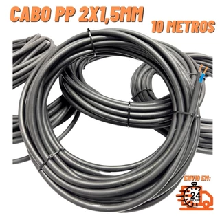 Cabo Flexível PP 2X1,5mm 10 metros