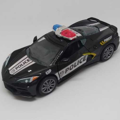 Miniatura Carrinho Corvette Z06 2022 Police
