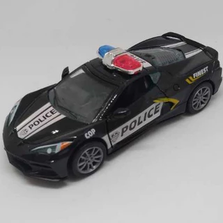 Miniatura Carrinho Corvette Z06 2022 Police