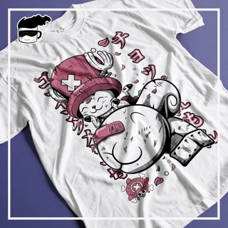 Camiseta One Piece Chopper e Going Merry Unissex Camisa Anime