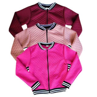 Jaqueta bomber infantil meninas juvenil 02 ao 16 casaco de frio meninas quentinho