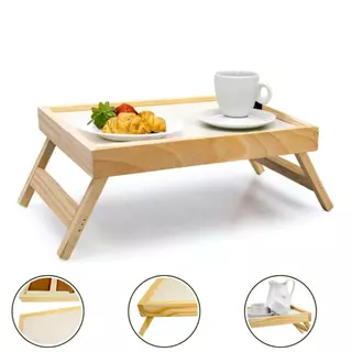 Bandeja Dobrável Para Café Da Manhã e Café na Cama