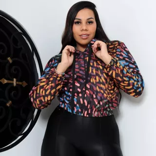 jaqueta corta vento moda feminino outono\inverno