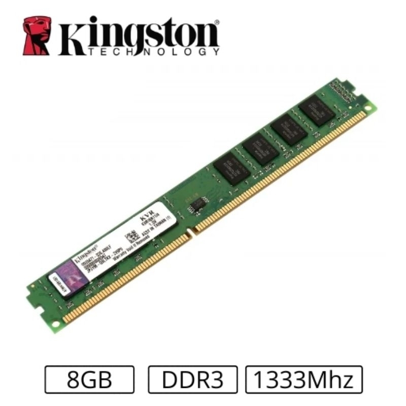 Memória Kingston 8 e 4GB 1333Mhz DDR3 KVR1333D3N9/8G