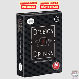 Jogo Erótico Desejos e Drinks Jogo de Cartas - Sex Shop Erótico em Oferta na Shopee
