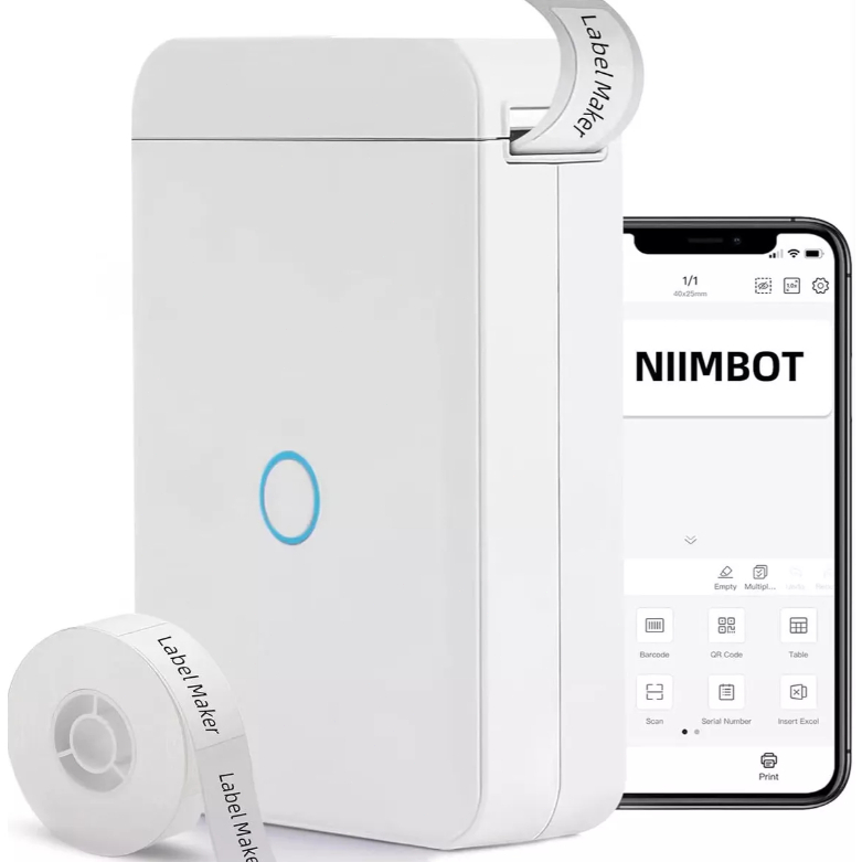 Impressora De Etiqueta Térmica Niimbot D110 +1 Rolo Etiqueta