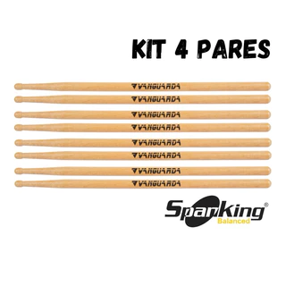 Kit 4 Pares de Baqueta Spanking Vanguarda Marfim 5A em Oferta na Shopee