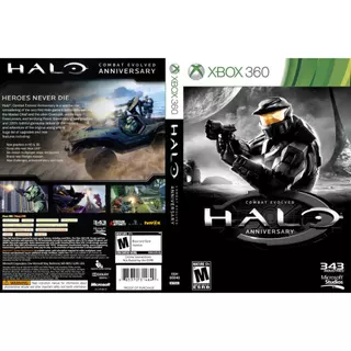 Halo Combat Evolved Anniversary para Xbox 360Lt com capa
