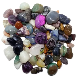 Pacote de Pedra Rolada Sortida Mista Natural em Oferta na Shopee