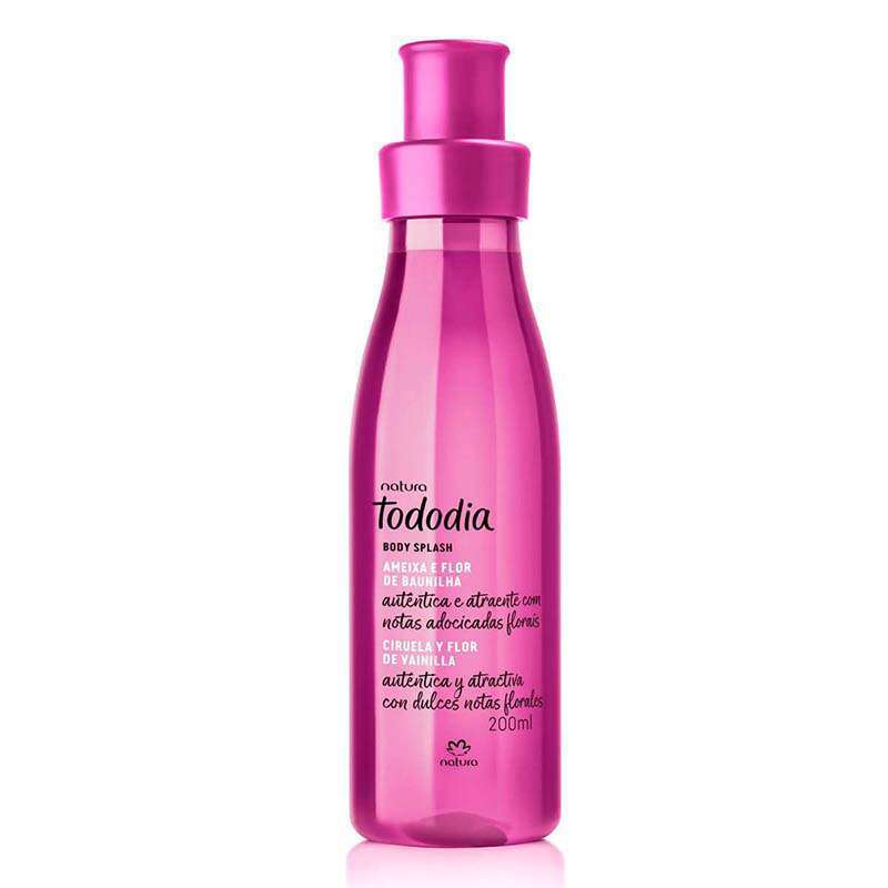 Tododia Ameixa e Flor de Baunilha Body Splash Desodorante Colônia Feminino 200 ml