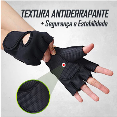 Par De Luva Para Academia Neoprene Treino Musculação Feminina Masculina