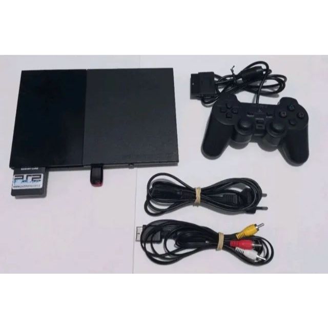 playstation 2 opl + 27 jogos + controle ps2