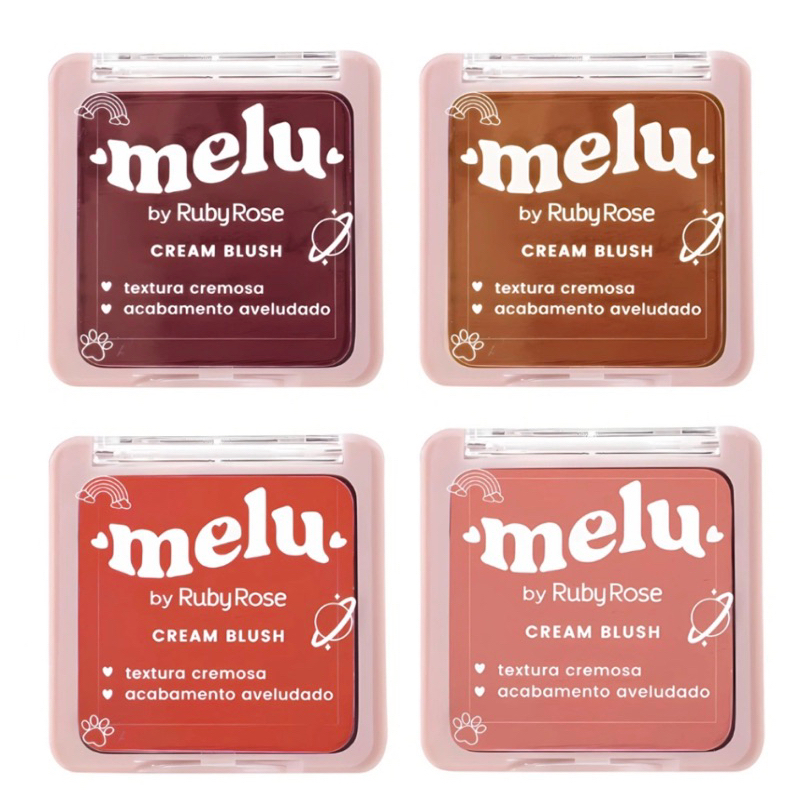 Cream Blush Cremoso Aveludado Melu - Ruby Rose