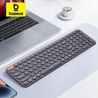 Teclado Sem Fio BASEUS K01B Wireless 2.4ghz Bluetooth Super Silêncio