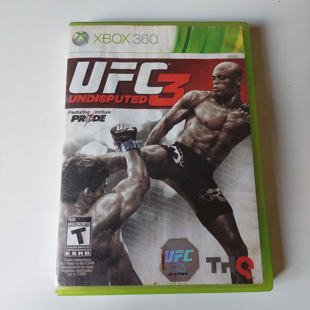 UFC 3 Undisputed Xbox 360 ORIGINAL | Shopee Brasil