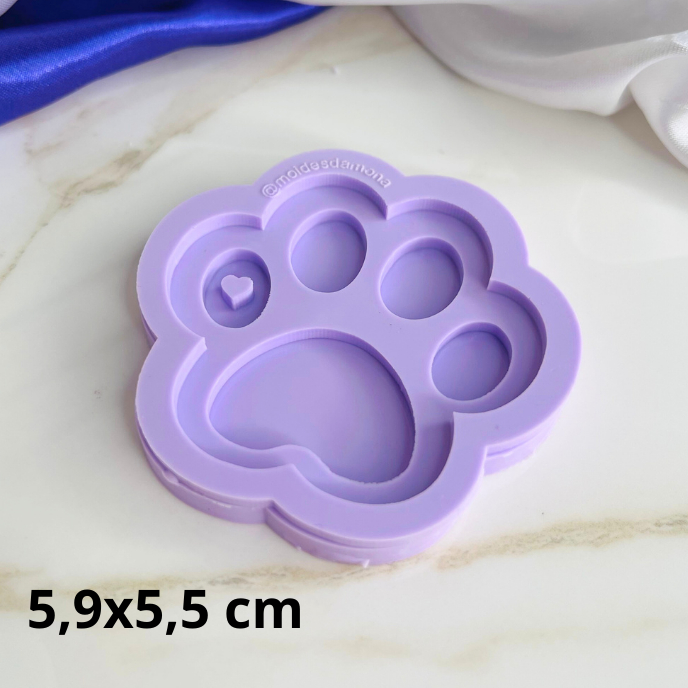 Molde de Silicone patinha Pet. Patinha de cachorro 5,9x55cm. | Shopee ...