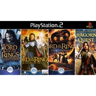 coleção senhor dos anéis ps2 (lord of the rings) todos os jogos