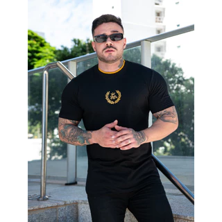 Camiseta Masculina Estilosa Longline Premium Jovem Algodão Camisa