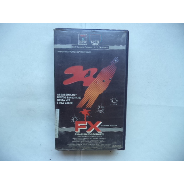 Fita Vhs FX assassinato sem morte Original Legendado + outros | Shopee ...