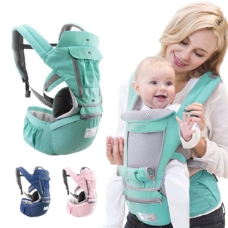 Mochila Canguru Maternidade Bebê Bolsa Carregar Conforto Suporte Costas Passeio ref: A6612 em Oferta na Shopee