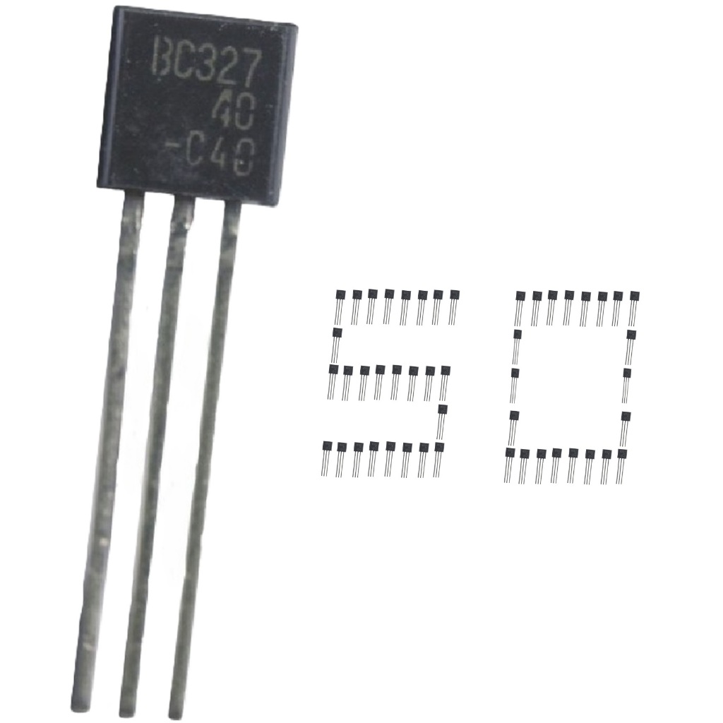 50x Transistor Amplificador Pnp Bc327 Bc327-40 Maior Ganho | Shopee Brasil