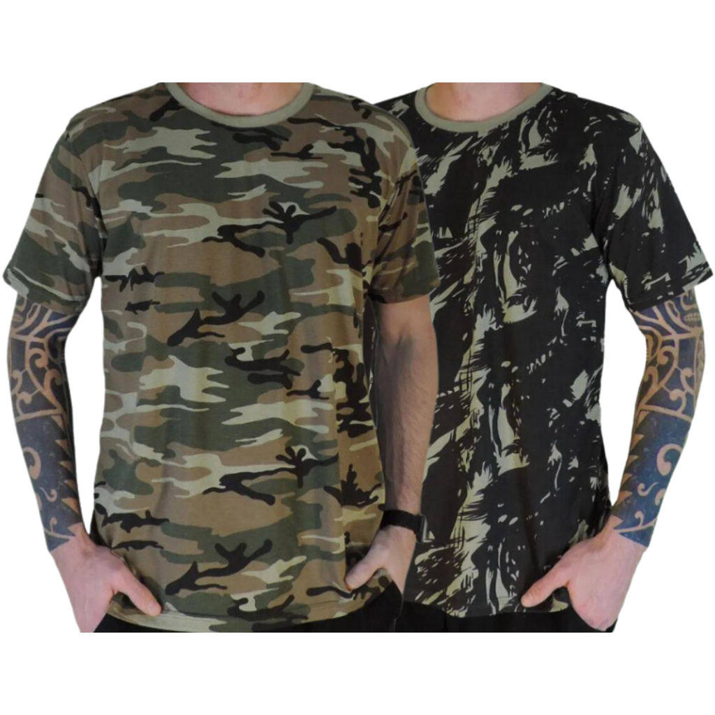 Camuflaje Algodón Activewear Camisetas Para Hombres - EBay