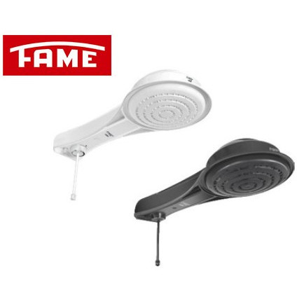 Ducha Elegance De Parede Chuveiro Eletrônico Fame 4 Temperaturas 6800W 2 Cores