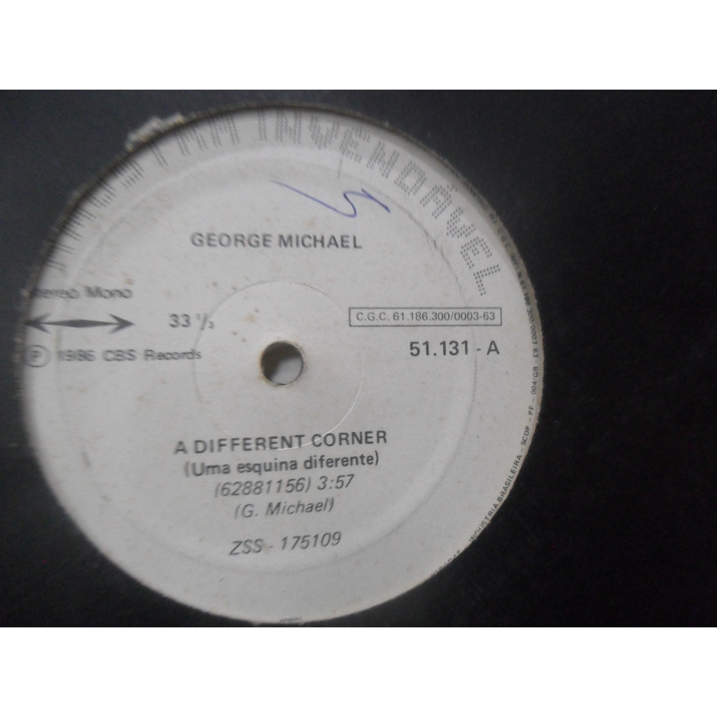 GEORGE MICHAEL = A DIFFERENT CORNER/ DISCO MIX. VINIL | Shopee Brasil