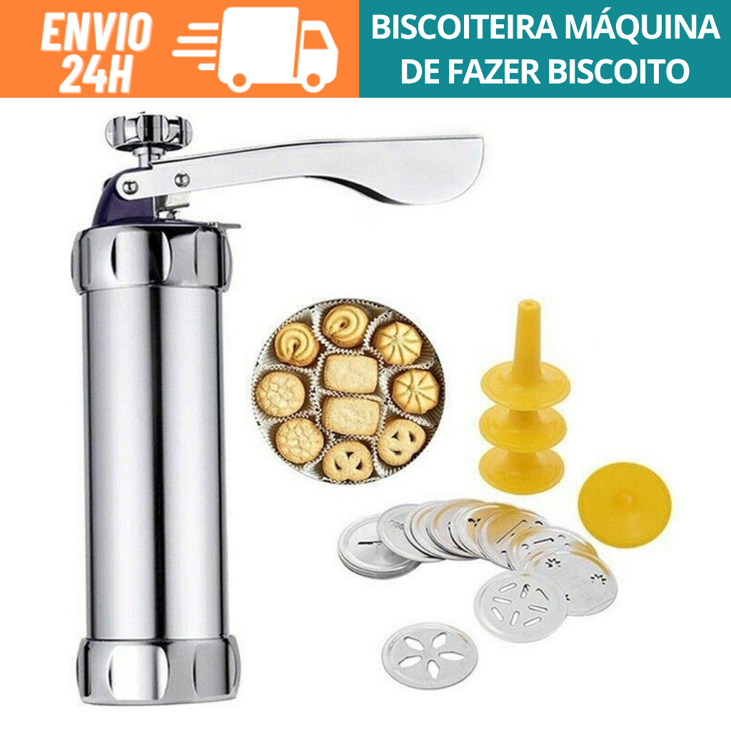 Biscoiteira Maquina De Fazer Biscoito Decoderar Bolacha Decorar Bolos ...