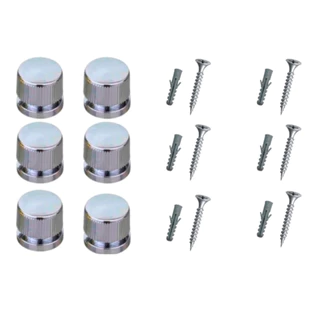 6 Unidades botão Francês Metal para Espelhos