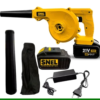 Soprador De Folhas e Aspirador A Bateria Bivolt 21V Sn12 Snel Ferramentas