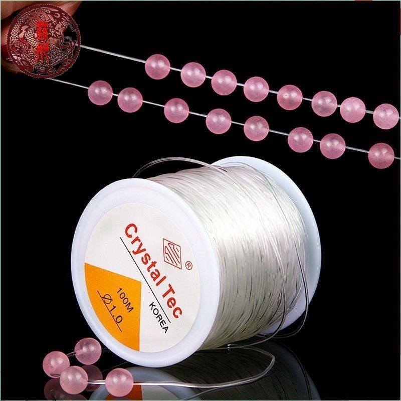 Fio De Silicone Elástico P/ Pulseiras - 1,0mm - 100 Metros