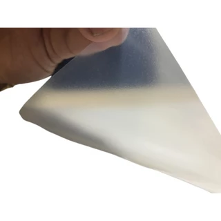 20 Folhas Vinil Adesivo Transparente Leitoso 120g A4 A prova d'água para Jato de Tinta