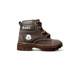 Bota mickey coturno personagens infantil confortavel