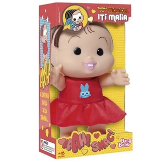 Boneca Mônica Turma Da Mônica Iti Malia Baby Brink Original Novabrink