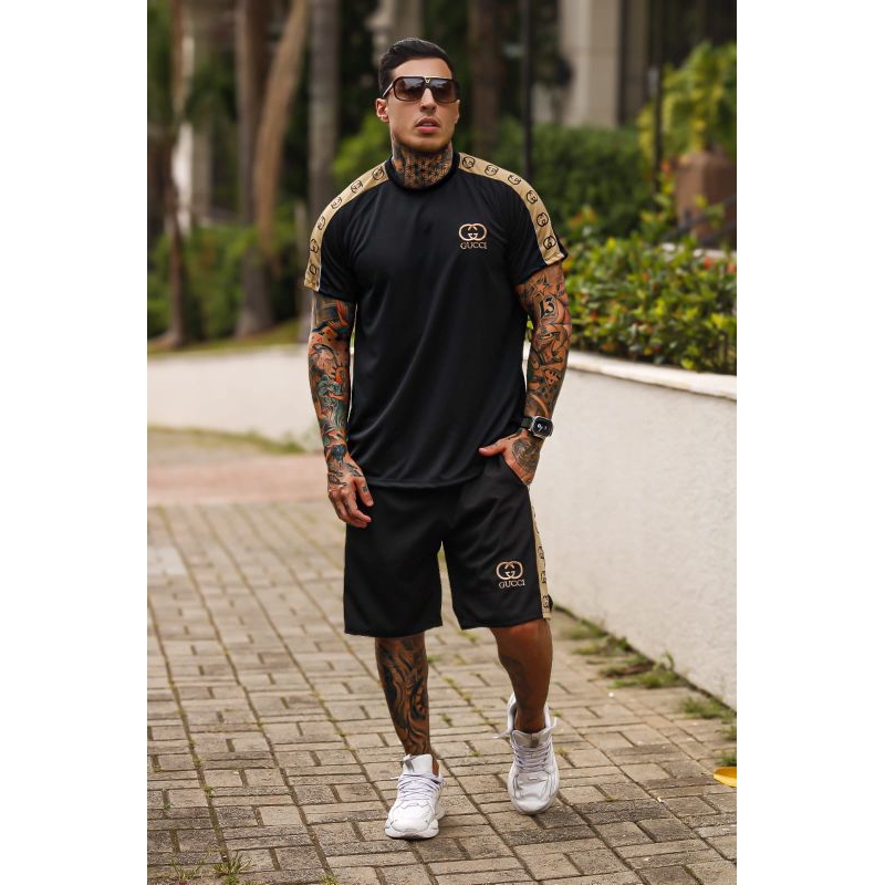 CONJUNTO MASCULINO GRIFT Gucci MODAS SUPER TENDENCIA 2024. - Escorrega ...
