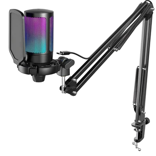 Suporte Articulado P/ Microfones Hyperx Quad/solocast Preto