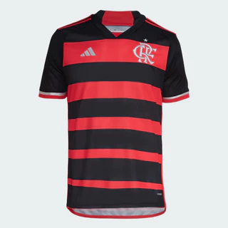Camiseta Camisa Flamengo Rubro Negro Listrado Envio Imediato